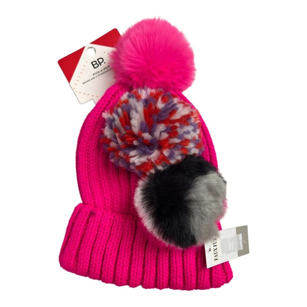 NWT Nordstrom BP Pick A Pom Beanie. One size